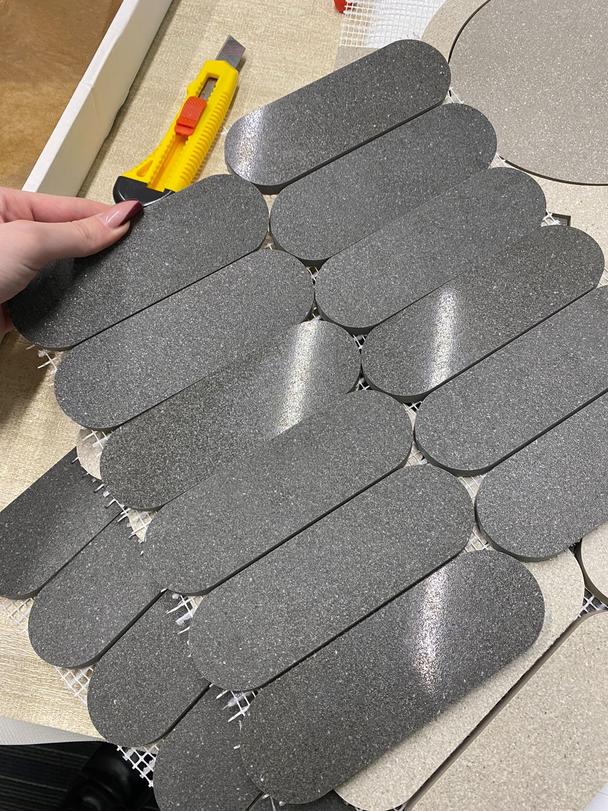 Керамический гранит Kerama Marazzi Джиминьяно ID147 наборный антрацит матовый 30x32 в Уфе — купить с доставкой | Nova