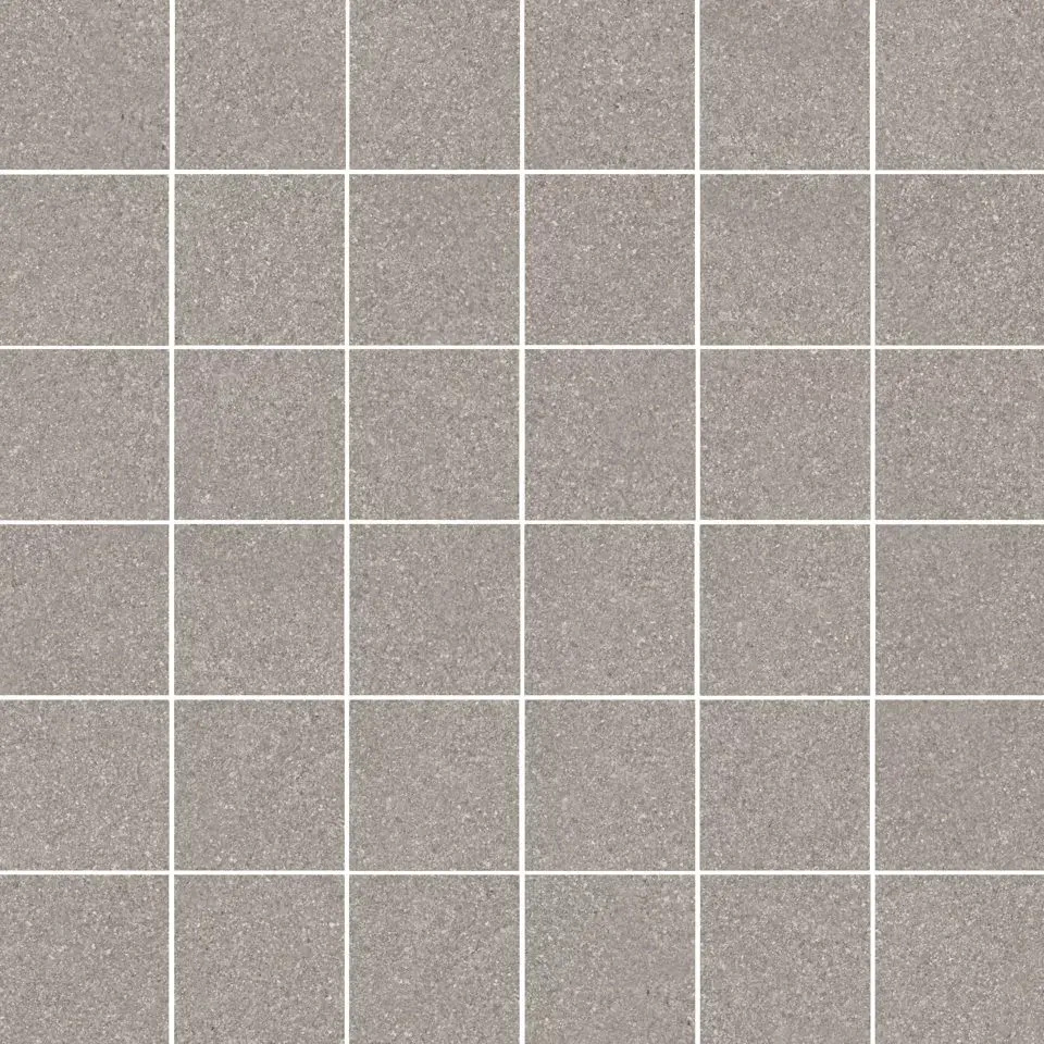 Керамический декор Kerama Marazzi Рабат мозаичный серый матовый обрезной 30x30x0.9