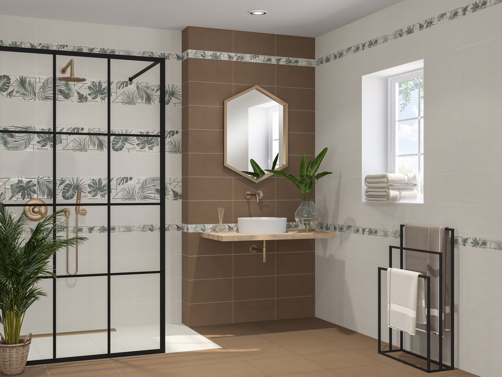 Керамическая плитка Azori Azolla Light 20,1x50,5