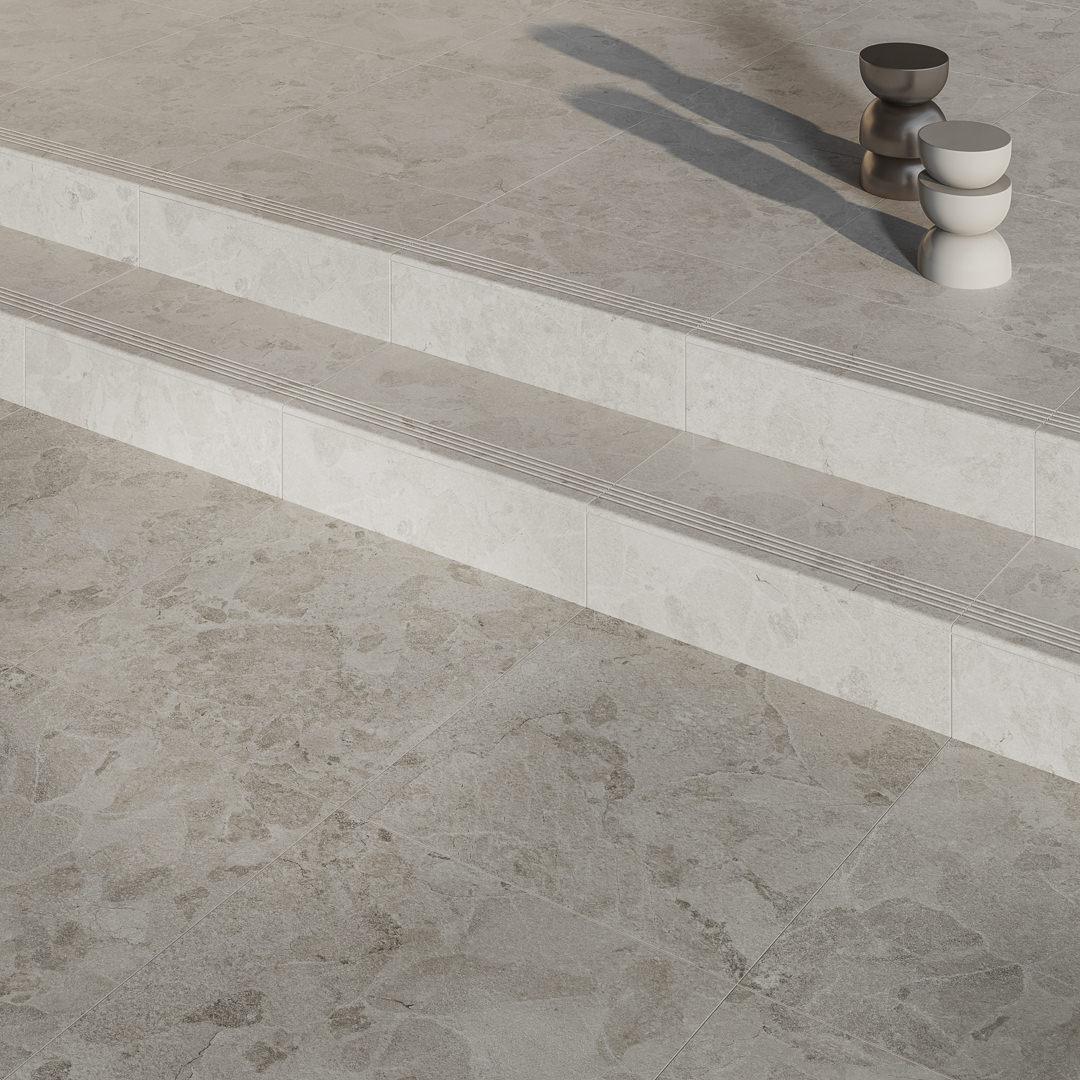 Керамический гранит Kerama Marazzi Сплит серый матовый обрезной 60x60x0,8