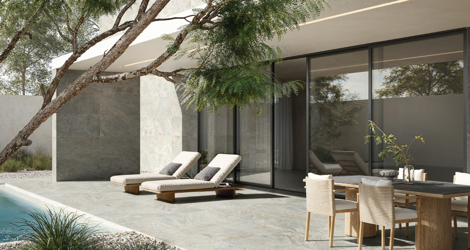 Керамический гранит Italon Магма Сильвер Структурированный 60x120 см