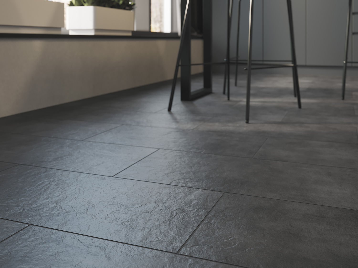 Керамический гранит Cersanit Slate темно-серый SF4L402D 29,7x59,8