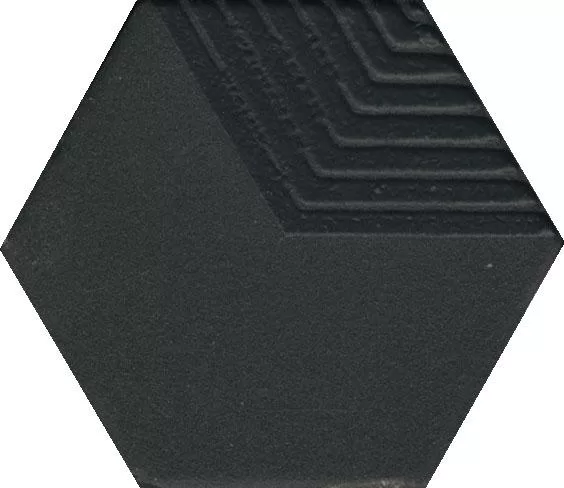 Керамический декор Kerama Marazzi Агуста OS/B241/63001 черный натуральный 6x5,2