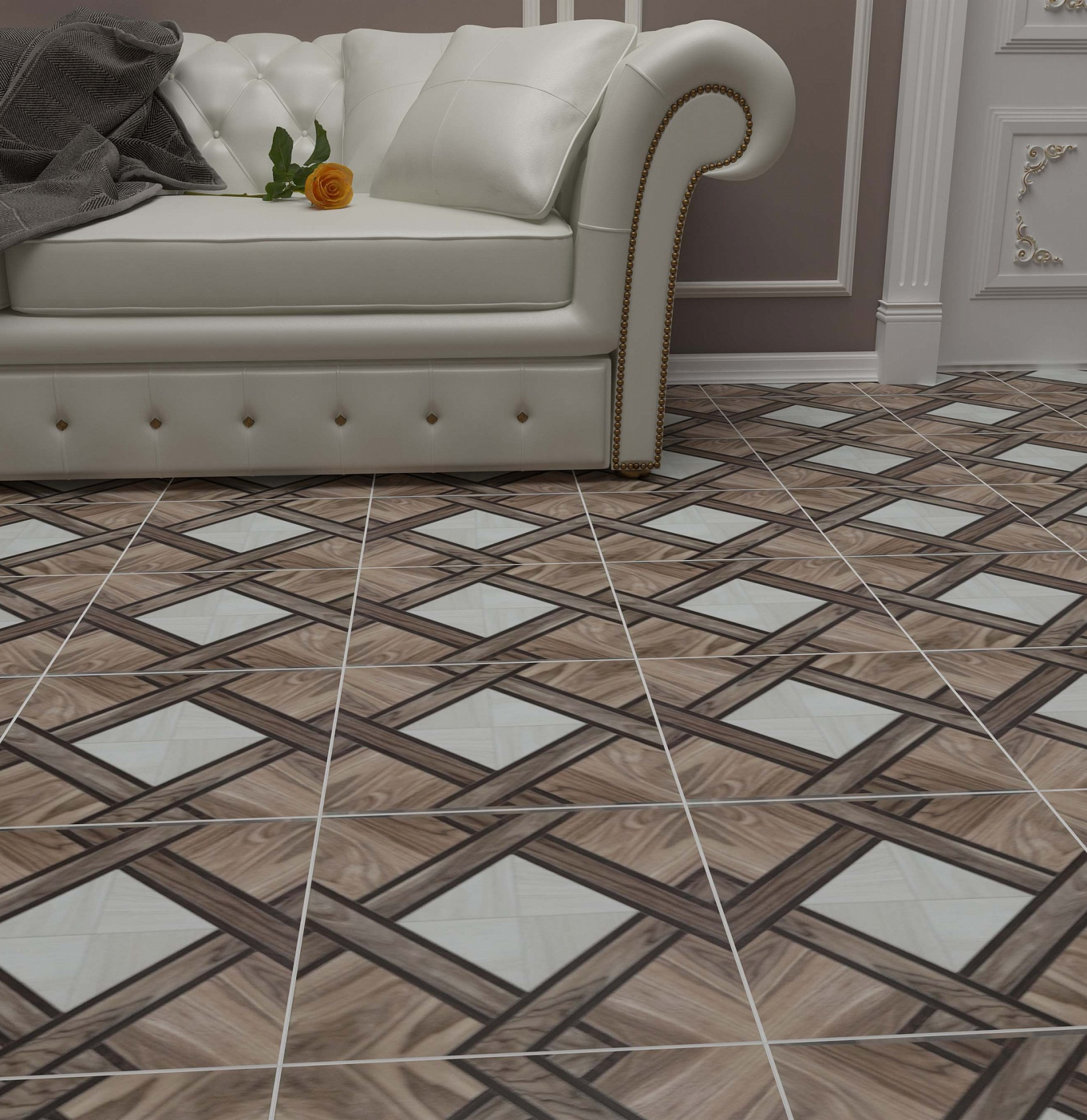 Керамическая плитка Axima Дублин орех 40x40
