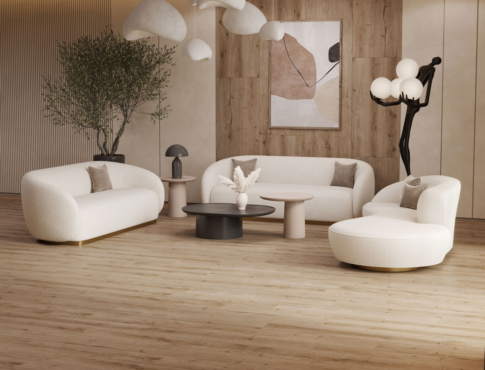 Керамический гранит Axima Bergen бежевый 20х120