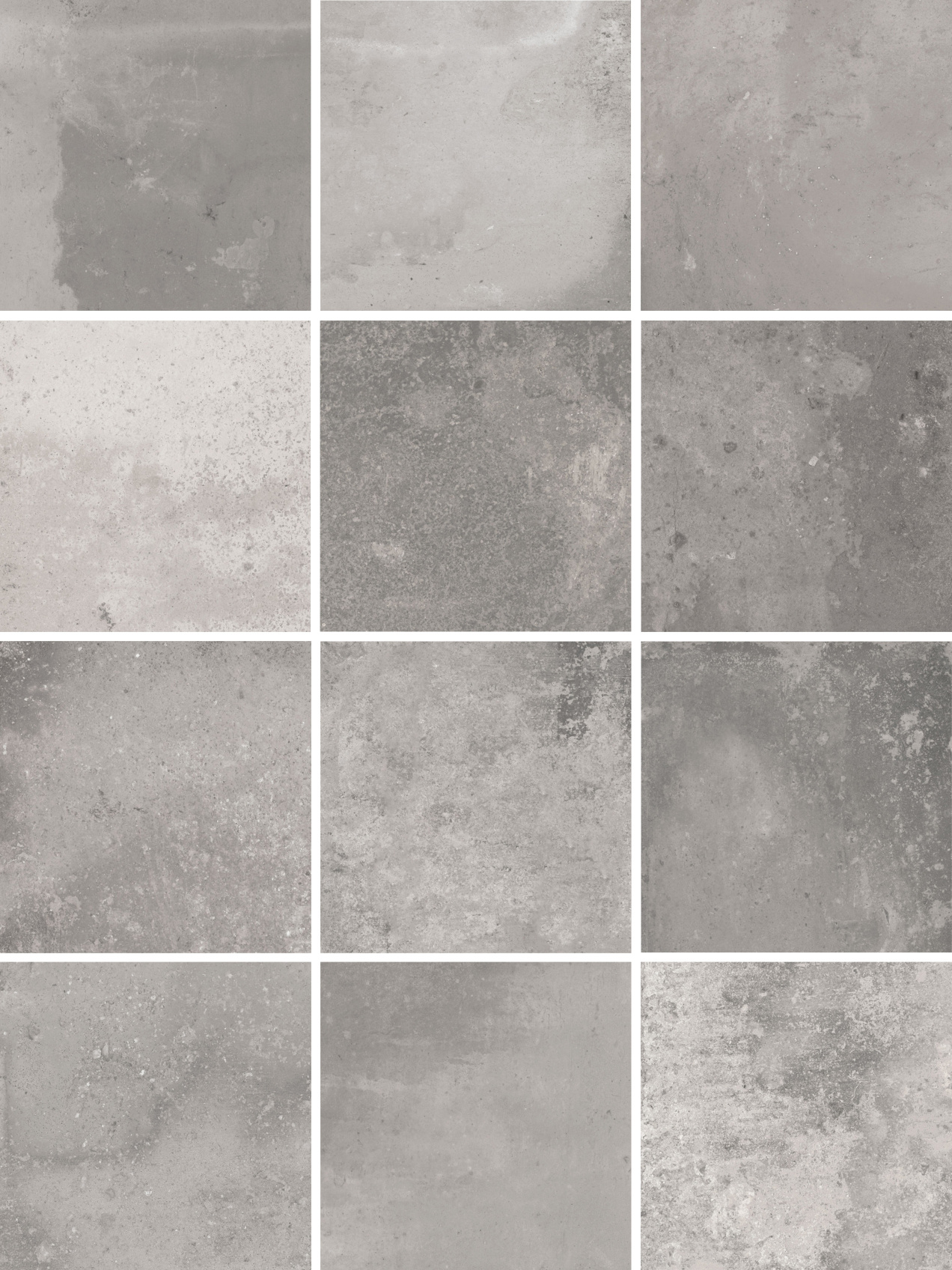 Керамический гранит Kerama Marazzi Спартель серый матовый 29.8х39.8 из 12 частей 9.8x9.8