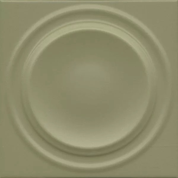 Декор Аква Альта 2 зелёный матовый структура 20х20