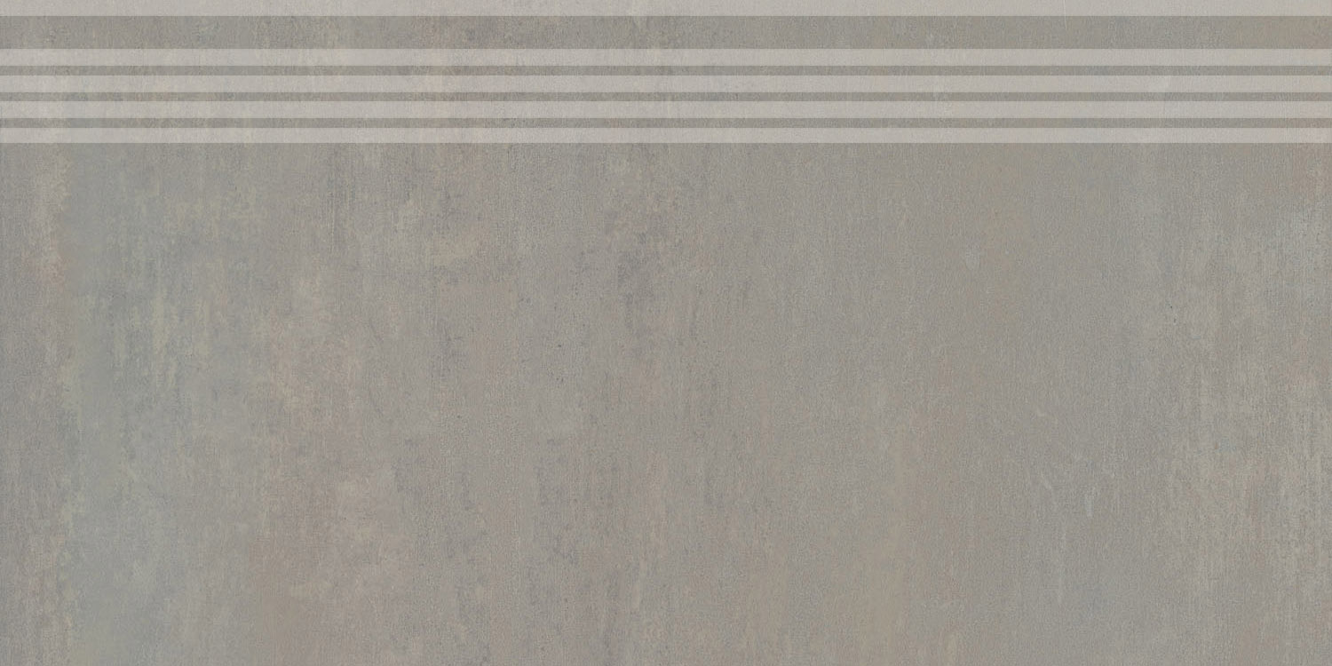 Керамическая ступень SG640120R\GR Гварди серый светлый матовый обрезной 30х60