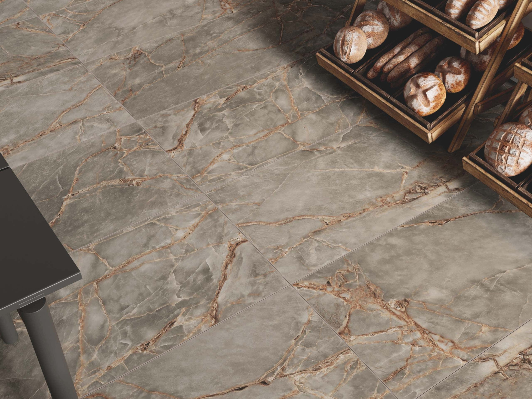 Керамический гранит Estima Intense Grey IN01 полированный 60x120x9