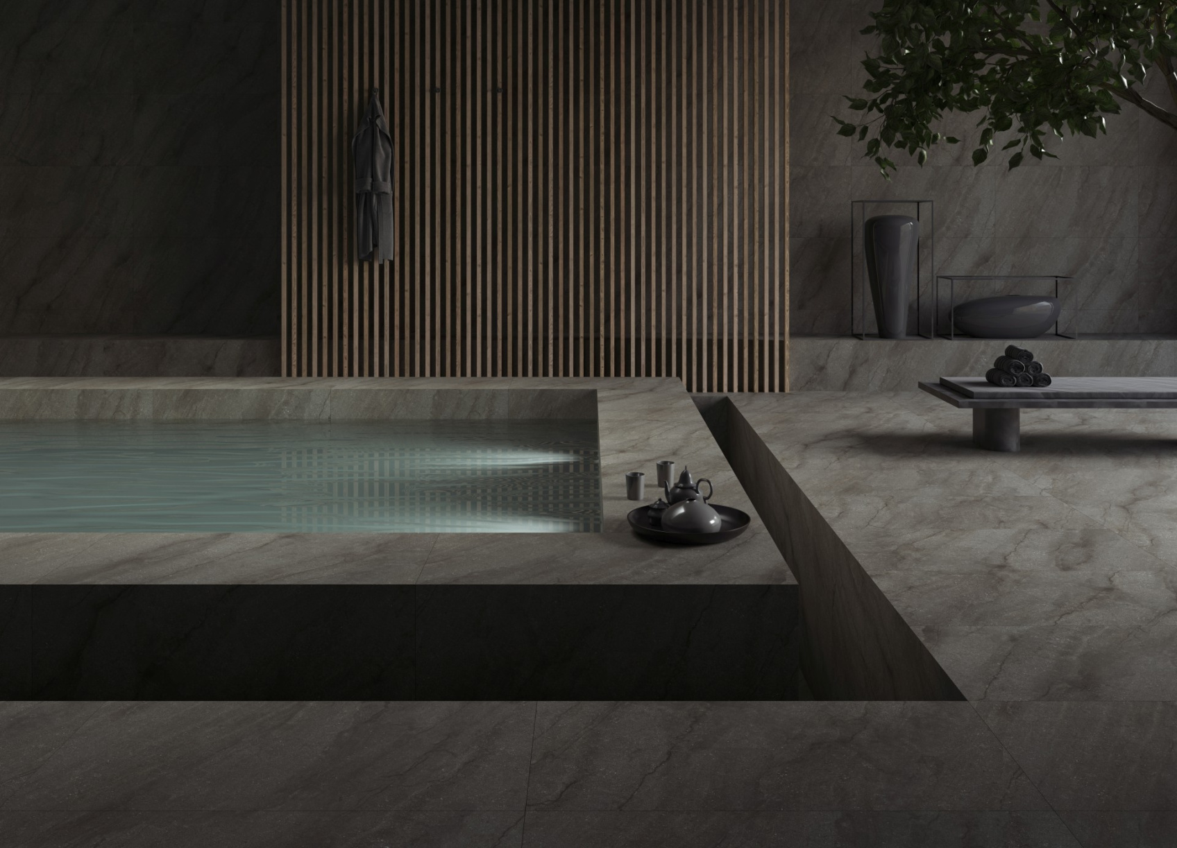 Керамический гранит Kerranova Берег светло-серый K-2405/MR матовый 60х120