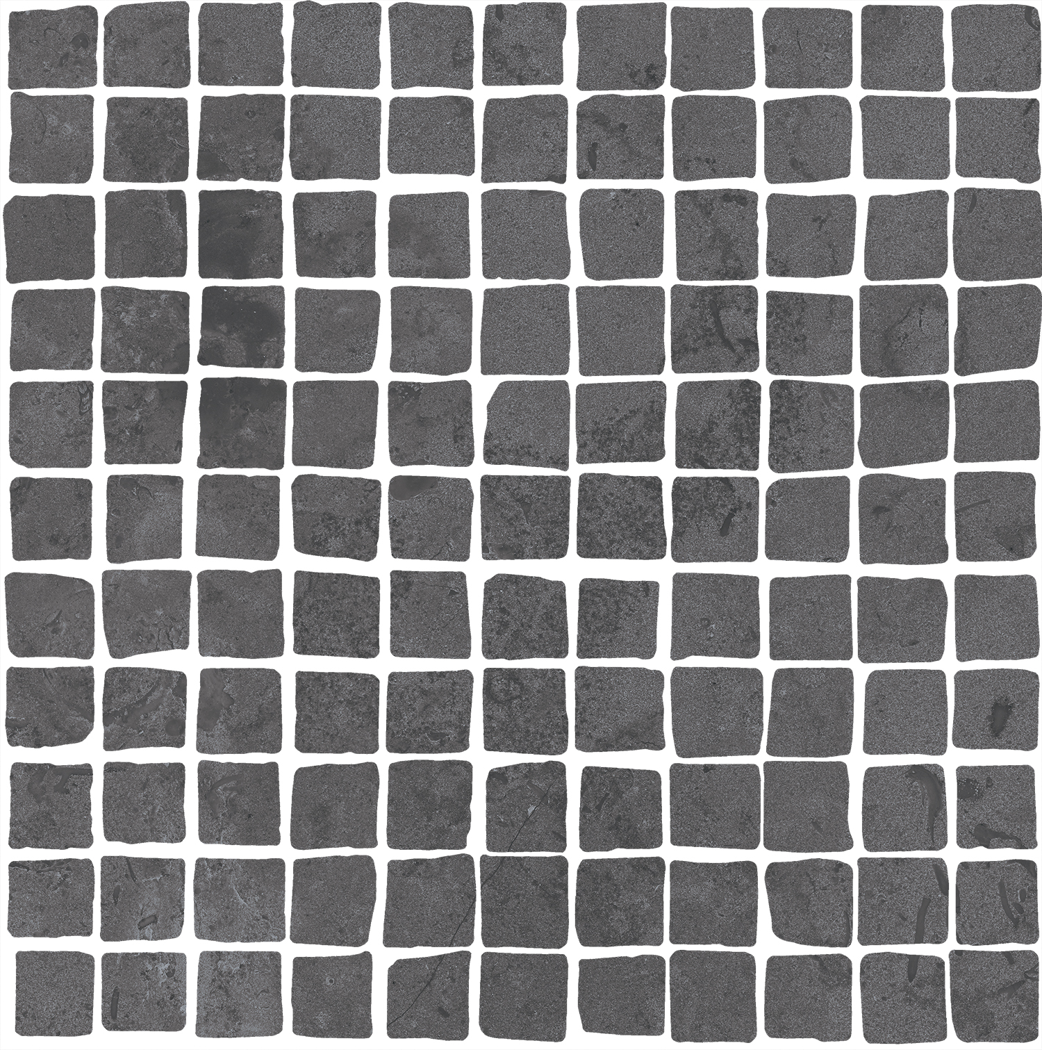 Керамогранитная мозаика Kerama Marazzi Про Лаймстоун Спакко MBS001 серый темный матовый 20х20