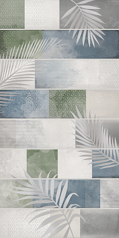 Керамическая плитка Azori Bricks Leaf 315x630