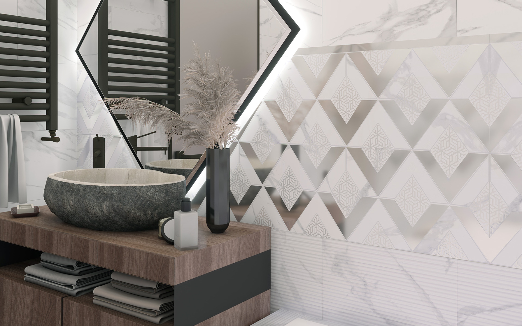 Керамический декор Axima Виченца D 28x40