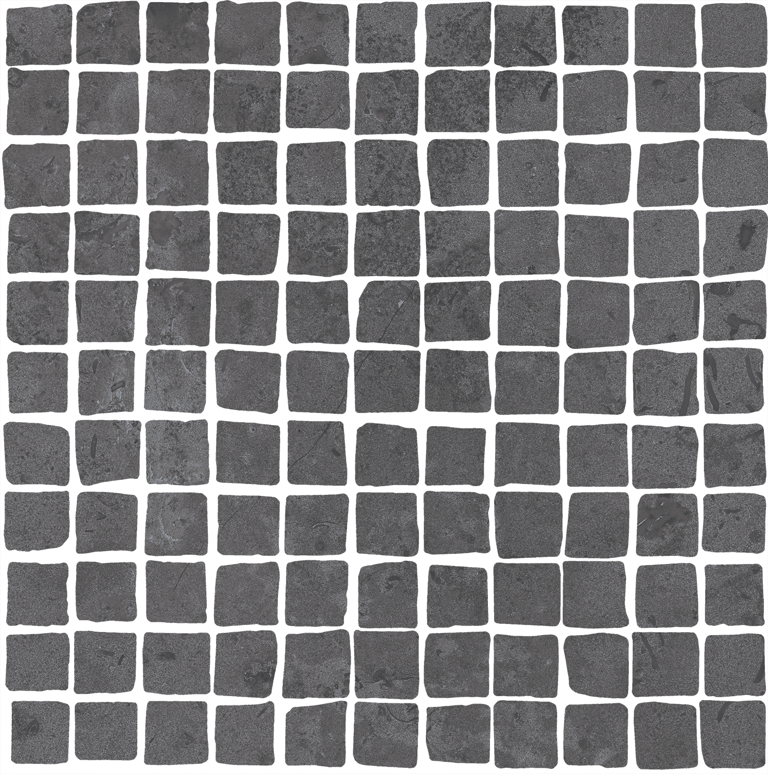 Керамогранитная мозаика Kerama Marazzi Про Лаймстоун Спакко MBS001 серый темный матовый 20х20