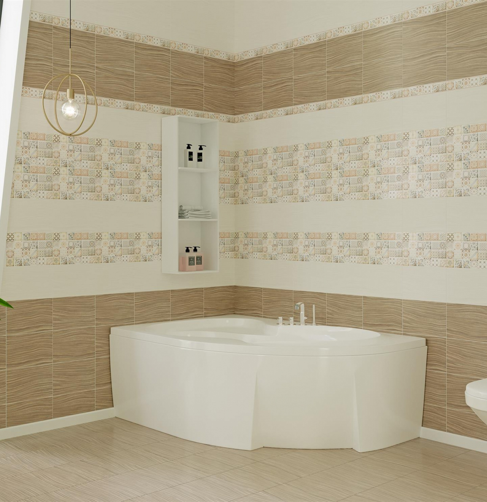 Керамическая плитка Axima Равенна коричневый напольная 327x327