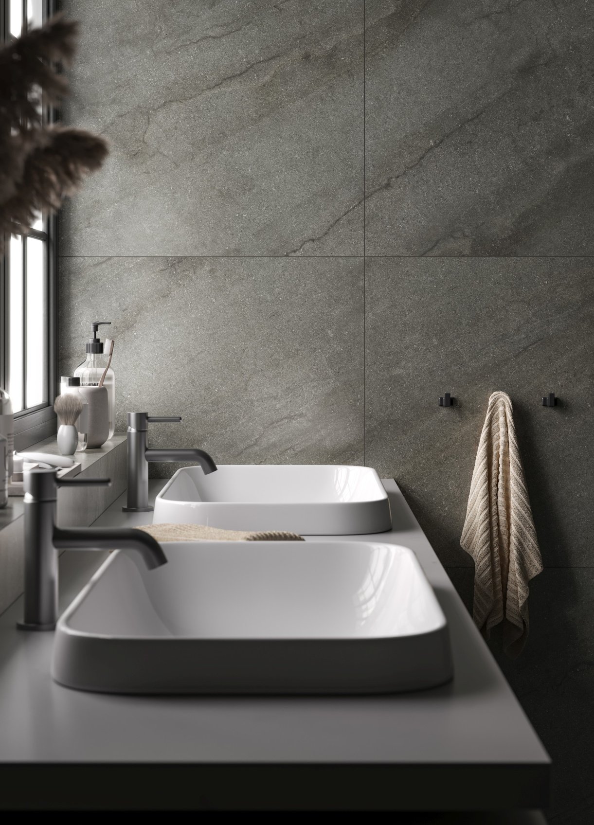 Керамический гранит Kerranova Берег светло-серый K-2404/MR матовый 60х60