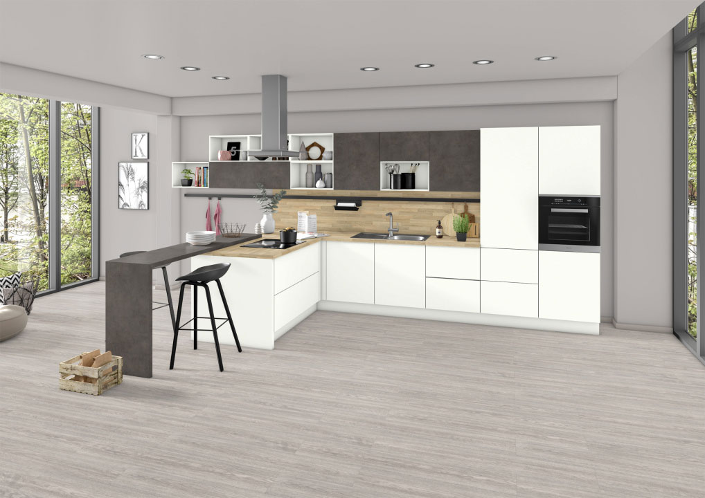 Ламинат Egger Pro Classic 1033 4V EPL178 Дуб Сория светло-серый 1292x193x10