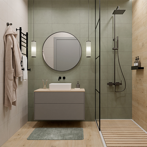 Керамический гранит Lasselsberger Ceramics Экзюпери 6260-0185 30х60 зелёный