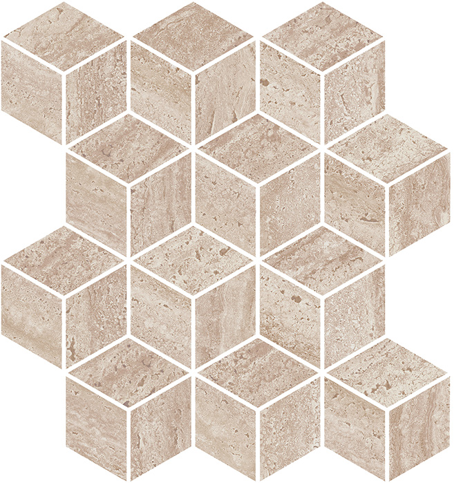 Керамическая мозаика Kerama Marazzi Про Травертин бежевый матовый обрезной 34,5x37x0,9