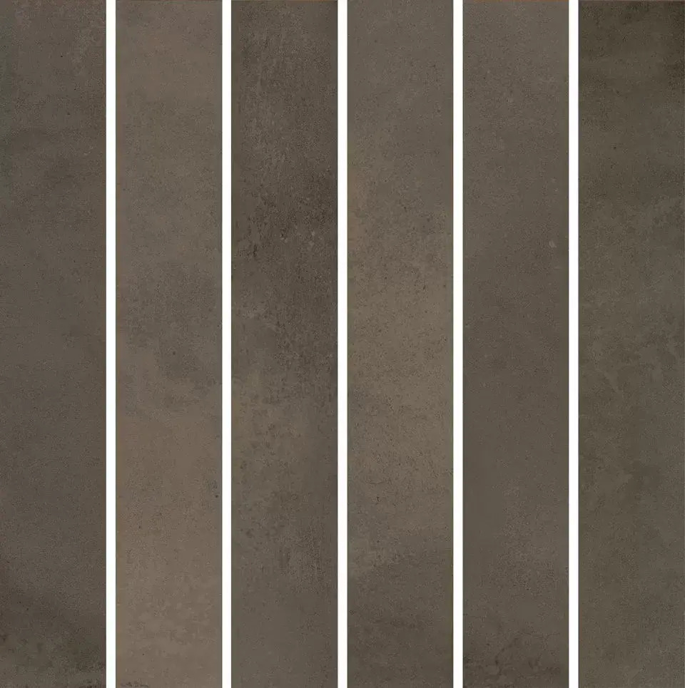 Керамический декор Kerama Marazzi Фес мозаичный коричневый глянцевый 15x15