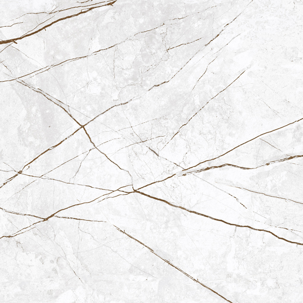 Керамический гранит Sandra CF101 LLR лаппатированный белый 600х600