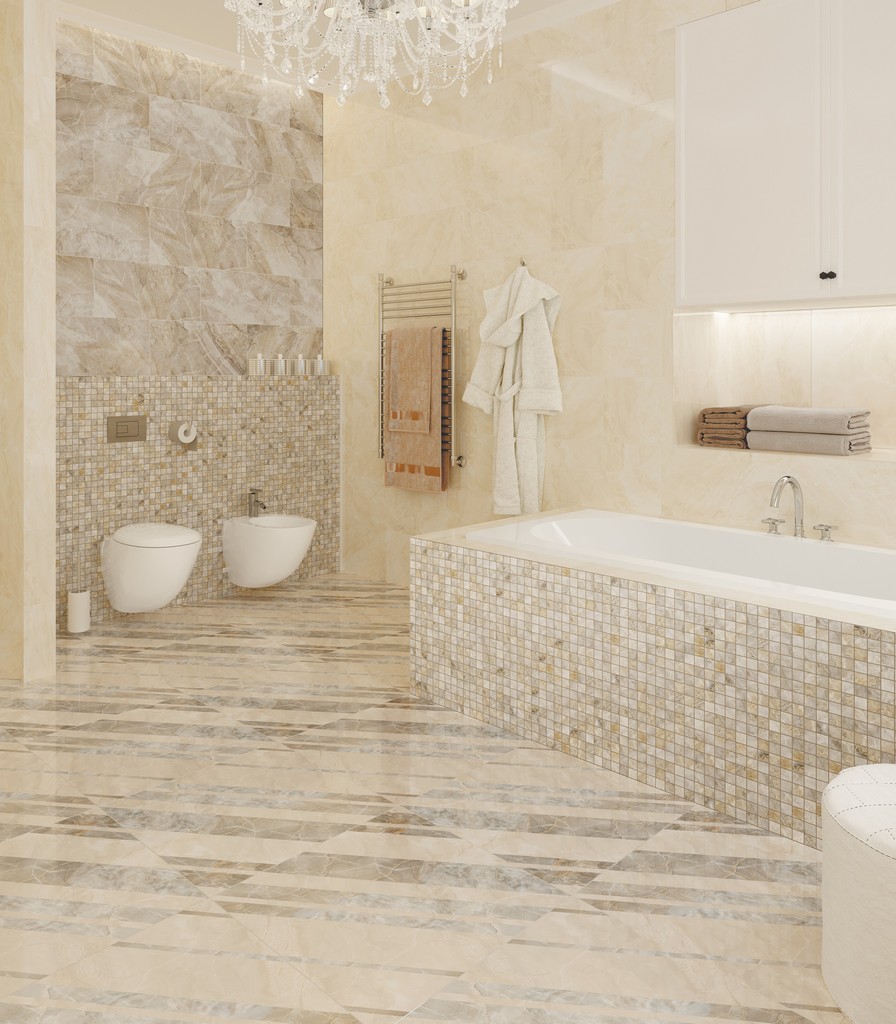 Керамический гранит Kerranova Canyon белый  K-900/LR лаппатированный 600х600