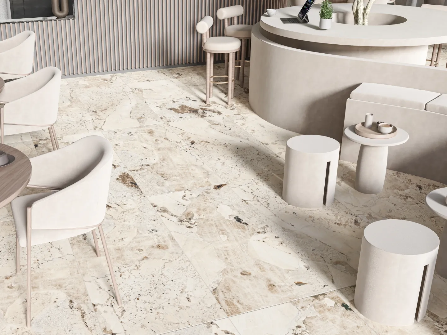 Керамический гранит Estima Marble Onlygres MOG 304 Light Beige полированный 60х120