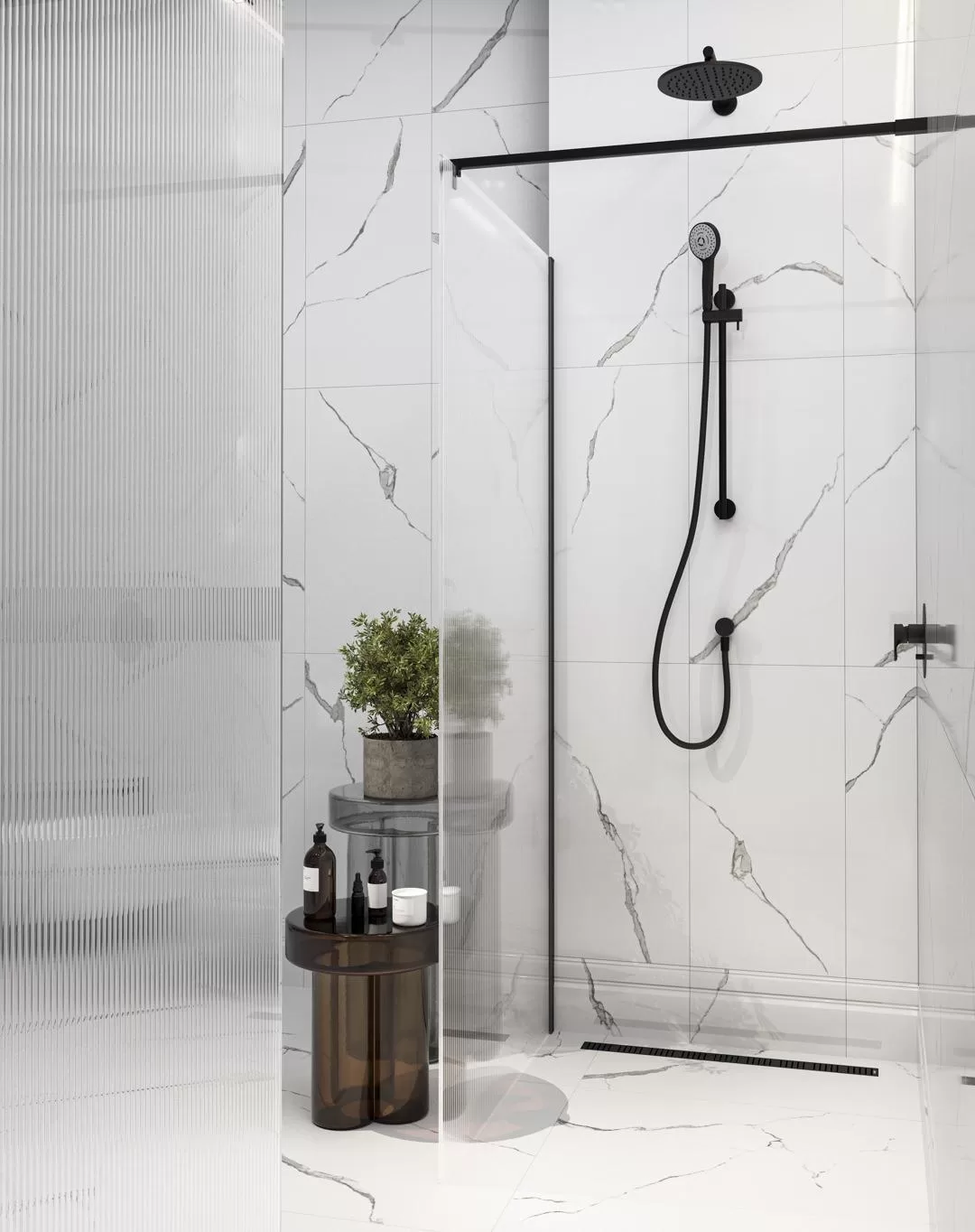 Керамический гранит Kerama Marazzi Монте Тиберио белый лаппатированный обрезной 80x160