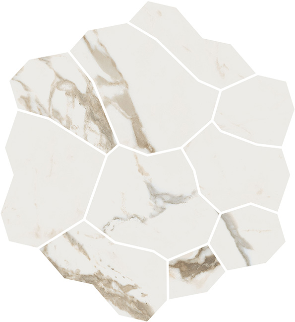 Керамический декор Kerama Marazzi наборный бежевый светлый матовый обрезной 31,5x34,2x0,9