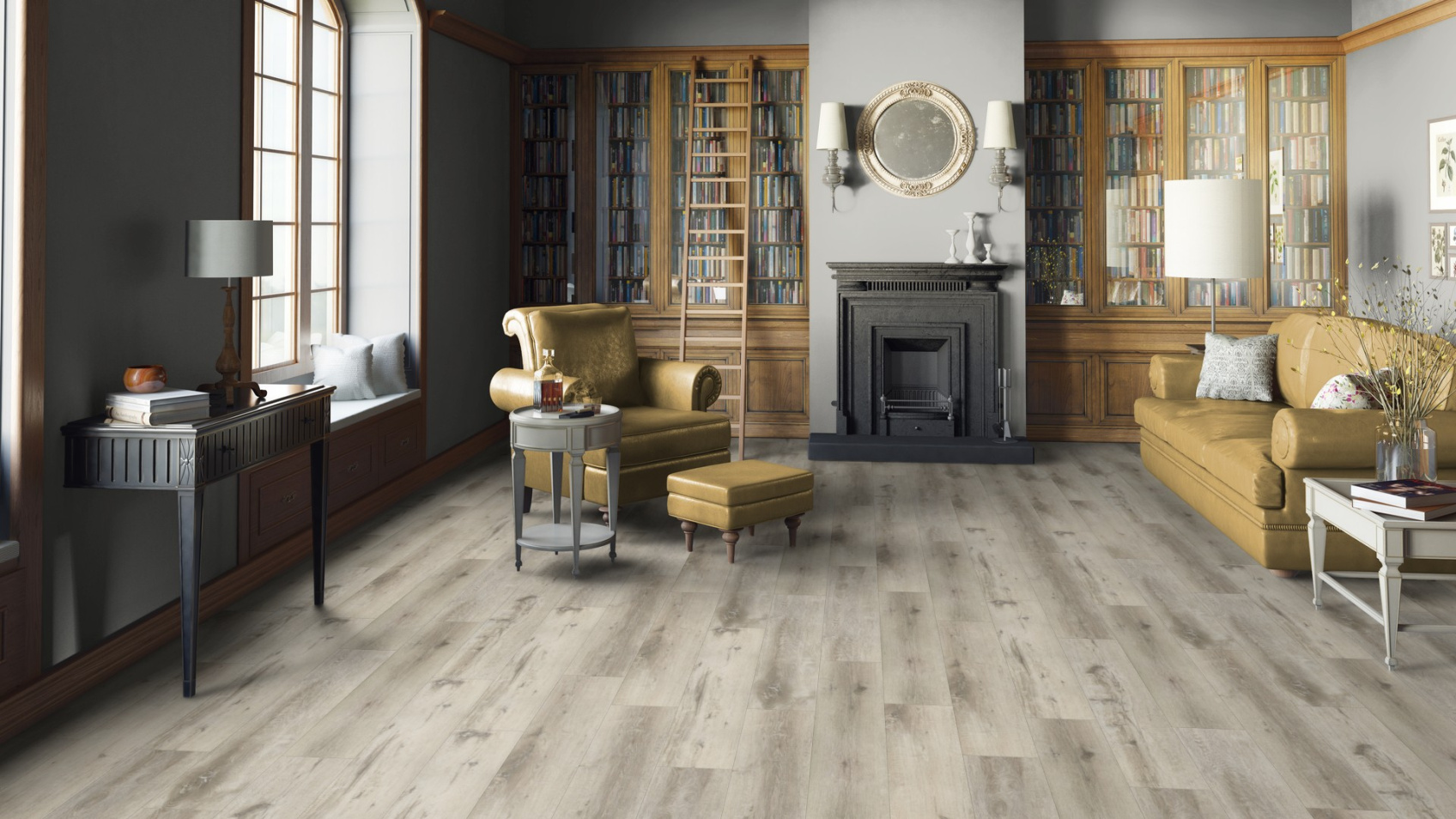 Плитка SPC Timber BLACKWOOD CLIVE 1220х200.8х3.85 4V (защитный слой 0,3 мм)