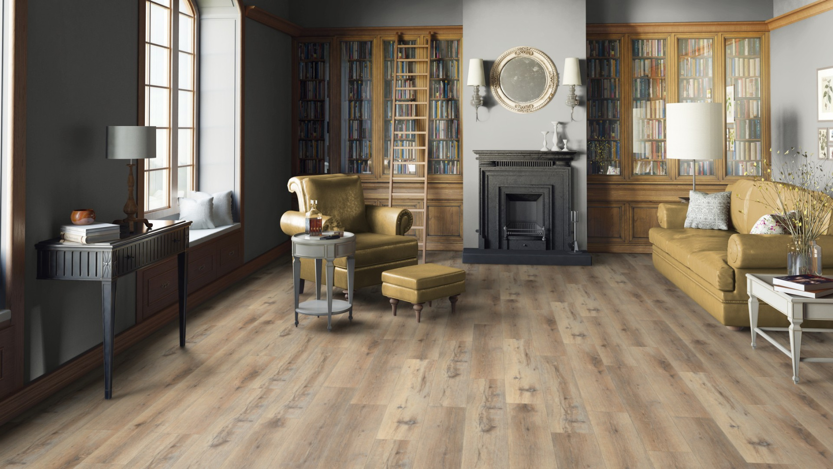 Плитка SPC Timber BLACKWOOD CARLO 1220х200.8х3.85 4V (защитный слой 0,3 мм)