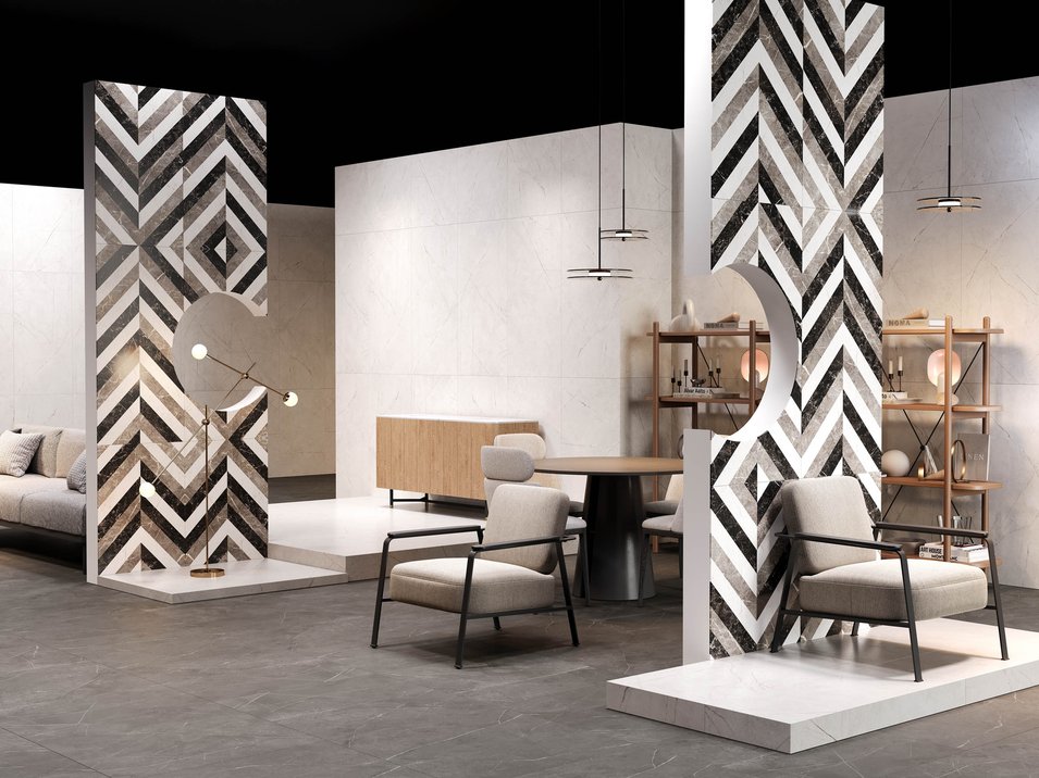 Керамический гранит Estima Improve Mix Color IM02 неполированный 60х60