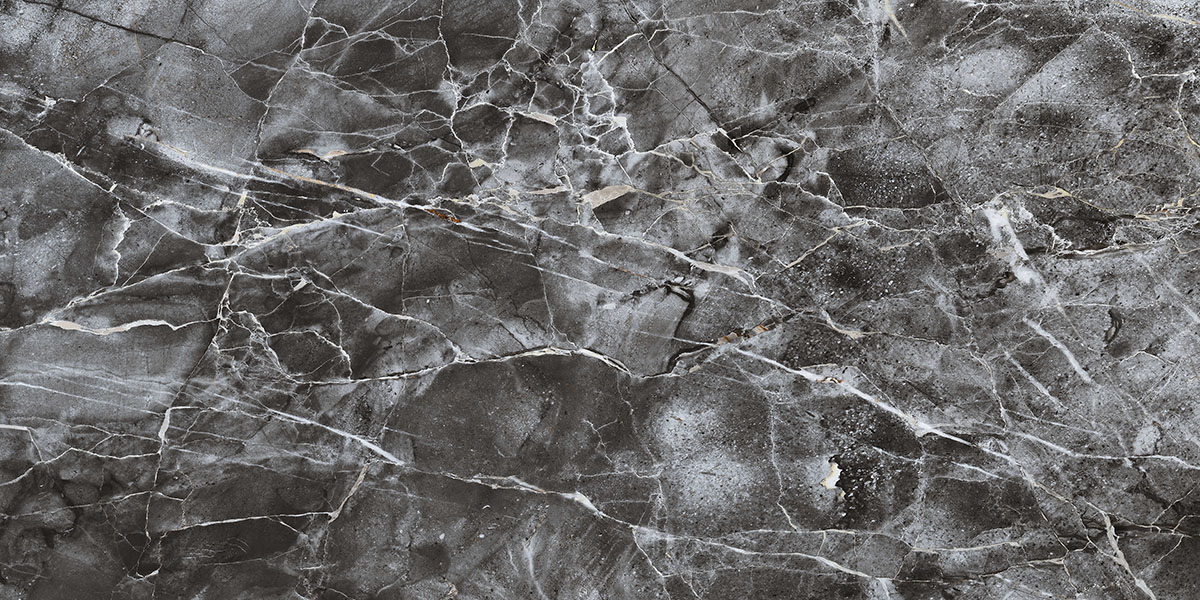 Керамический гранит Гранитея Киреты G245 MR черный матовый 1200x600x10