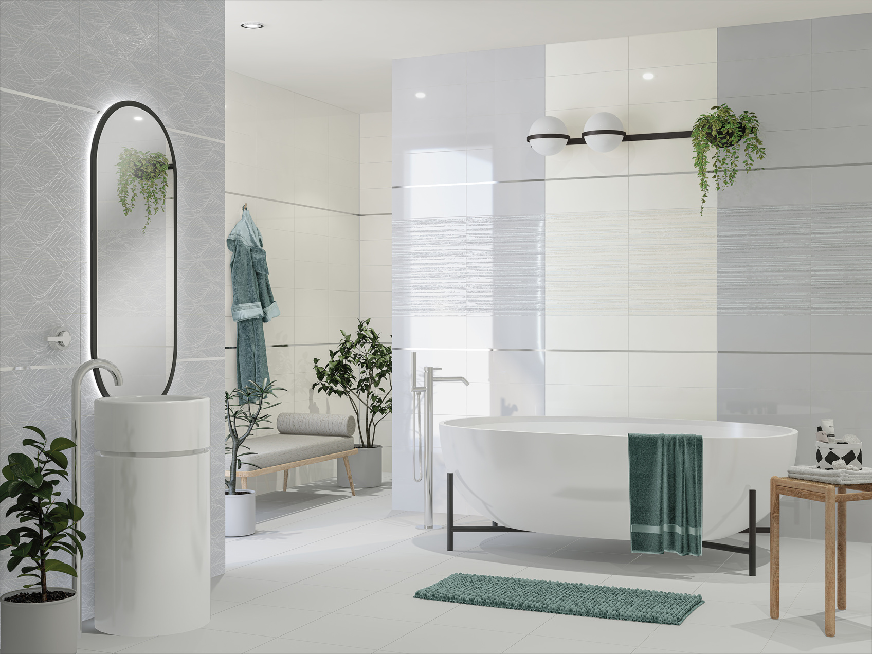 Керамический декор Azori Lounge Light Linea 20,1x50,5