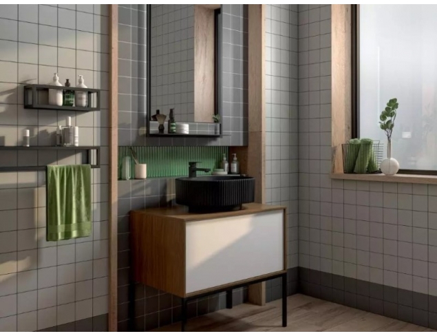 Керамический гранит Kerama Marazzi Агуста 1329 серый светлый натуральный 30х40 из 12 частей 9,8х9,8 в Уфе — купить с доставкой | Nova