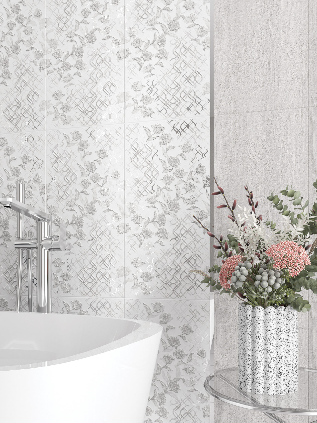 Керамический декор Azori Mallorca Grey 315x630