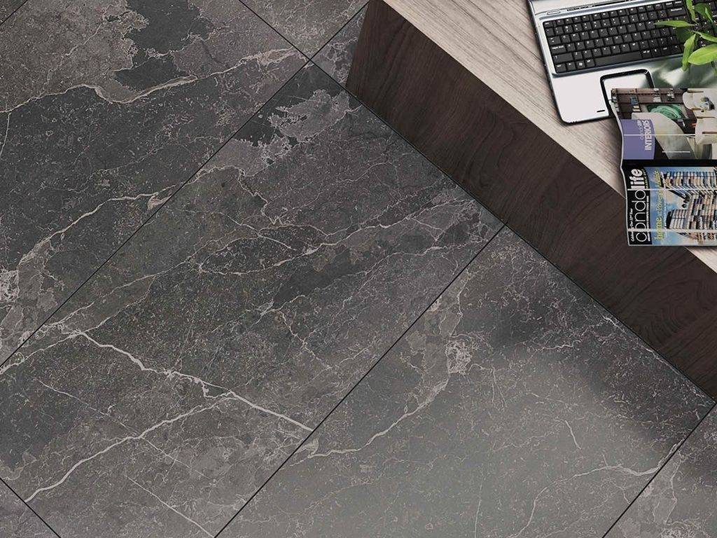 Керамический гранит Kutahya Seramik Gemstone Anthracite Lappato 60x120