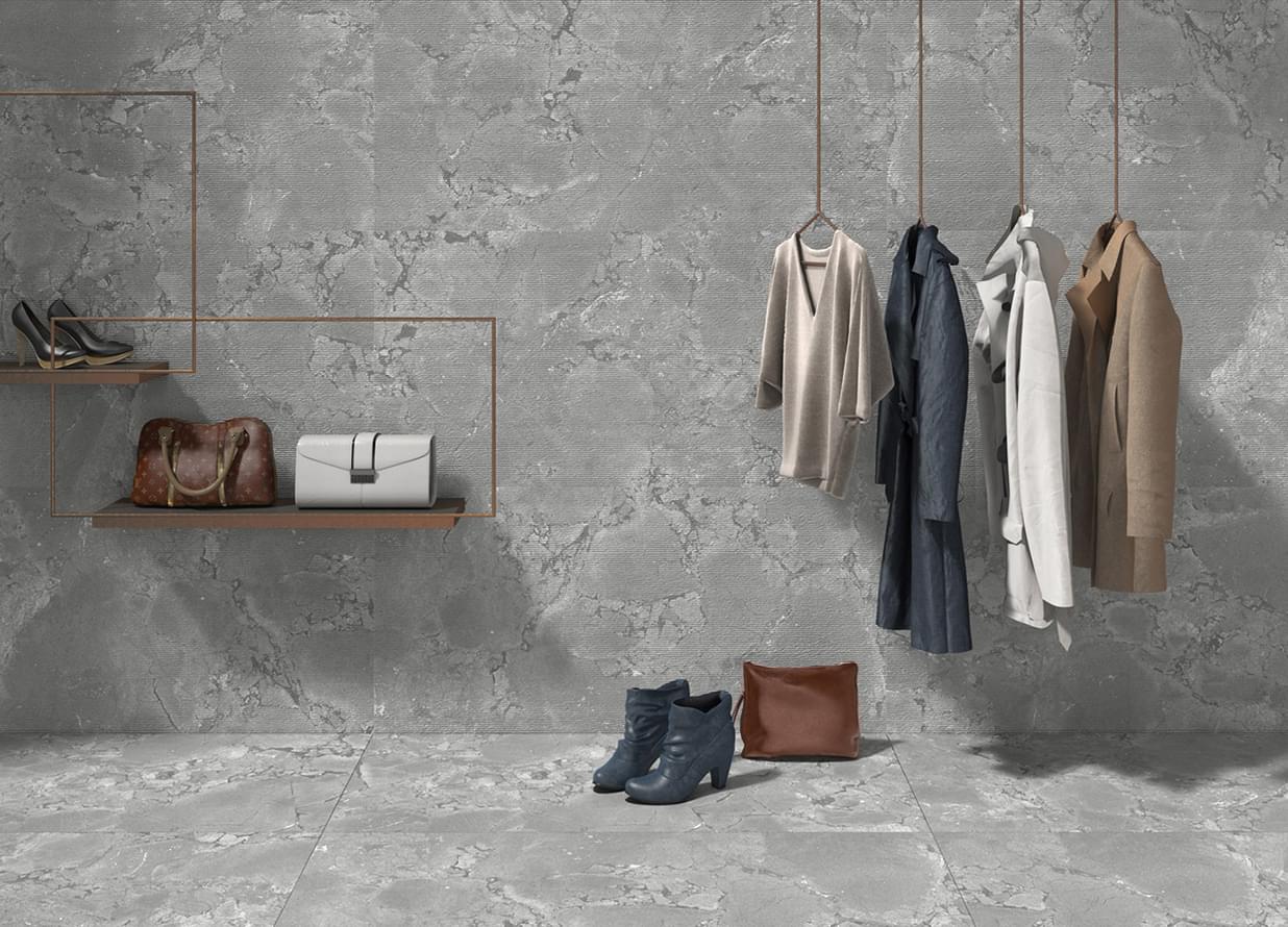 Керамический гранит Kutahya Seramik Pompei Grey Lappato 60x120