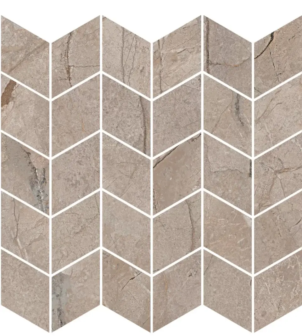 Керамический декор Kerama Marazzi Ифран мозаичный бежевый светлый глянцевый обрезной 30x31.2x0.9