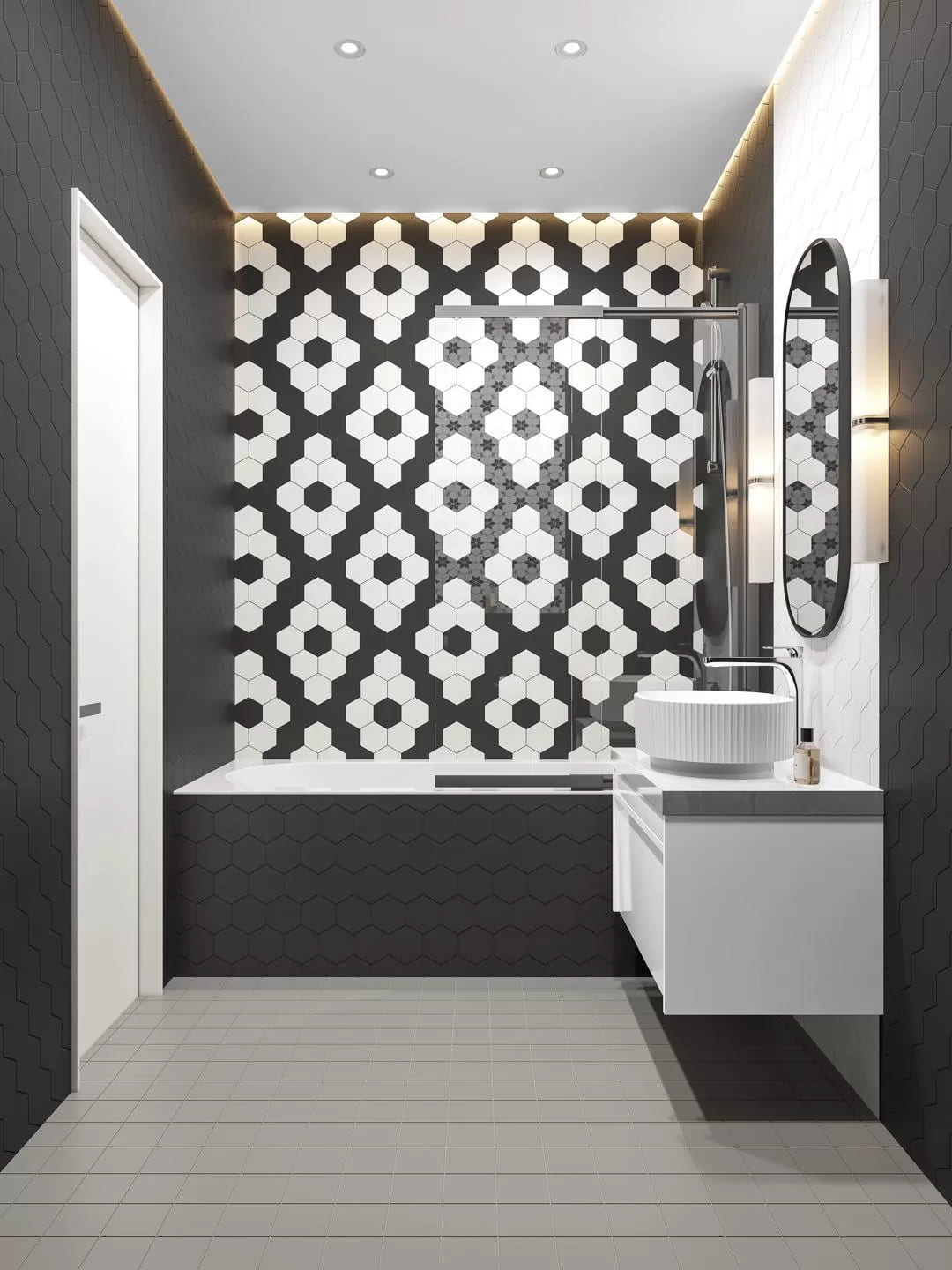 Керамическая мозайка Агуста 63001 черный натуральный 29,7x29,8 из 30 частей