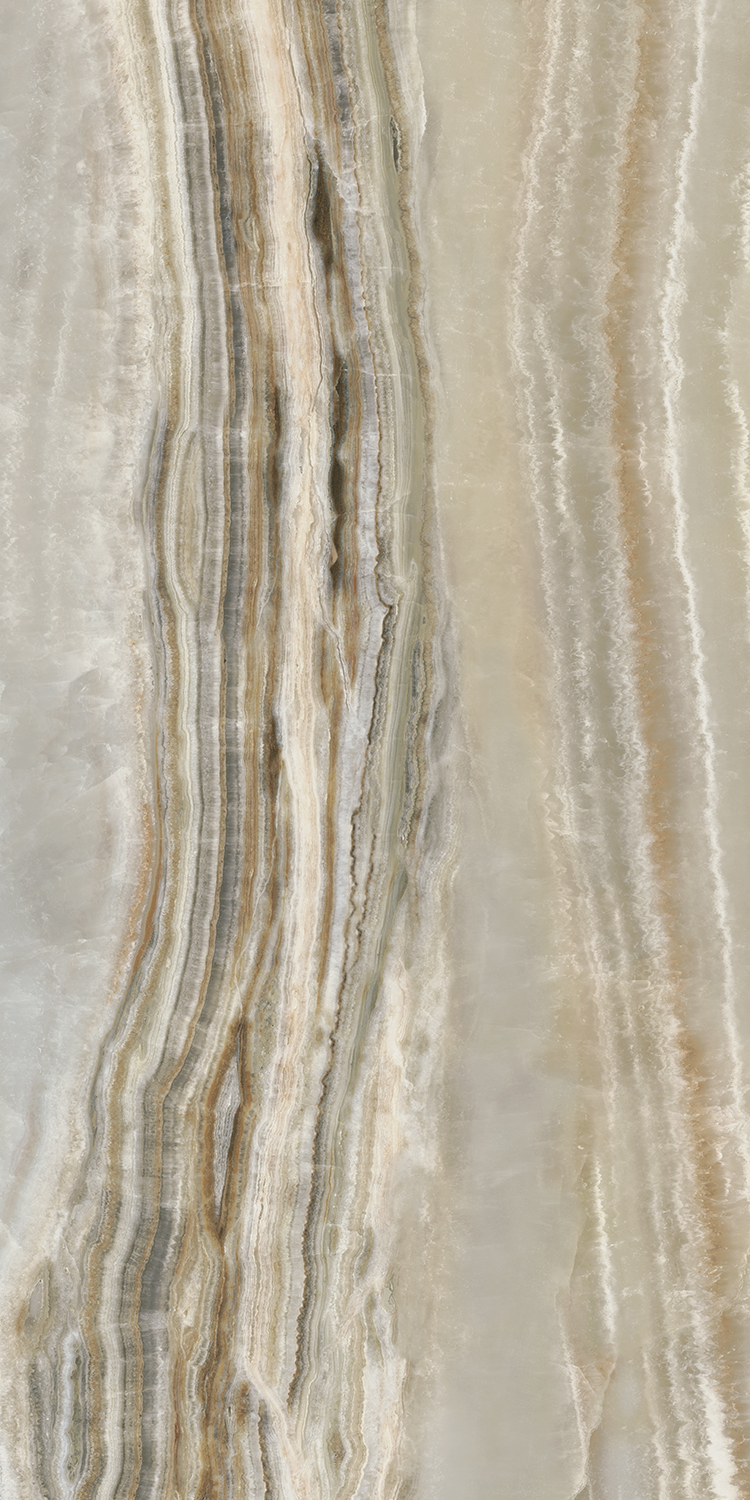 Керамический гранит Kerama Marazzi Ониче SG567222R зелёный светлый лаппатированный 60х119,5