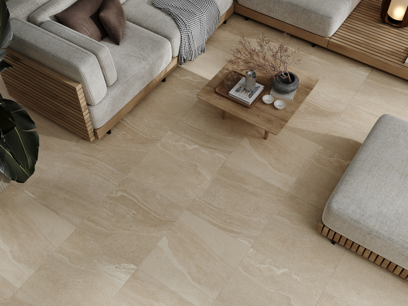 Керамический гранит Cersanit Sandstone светло-бежевый ректификат 59,8x59,8 A17896