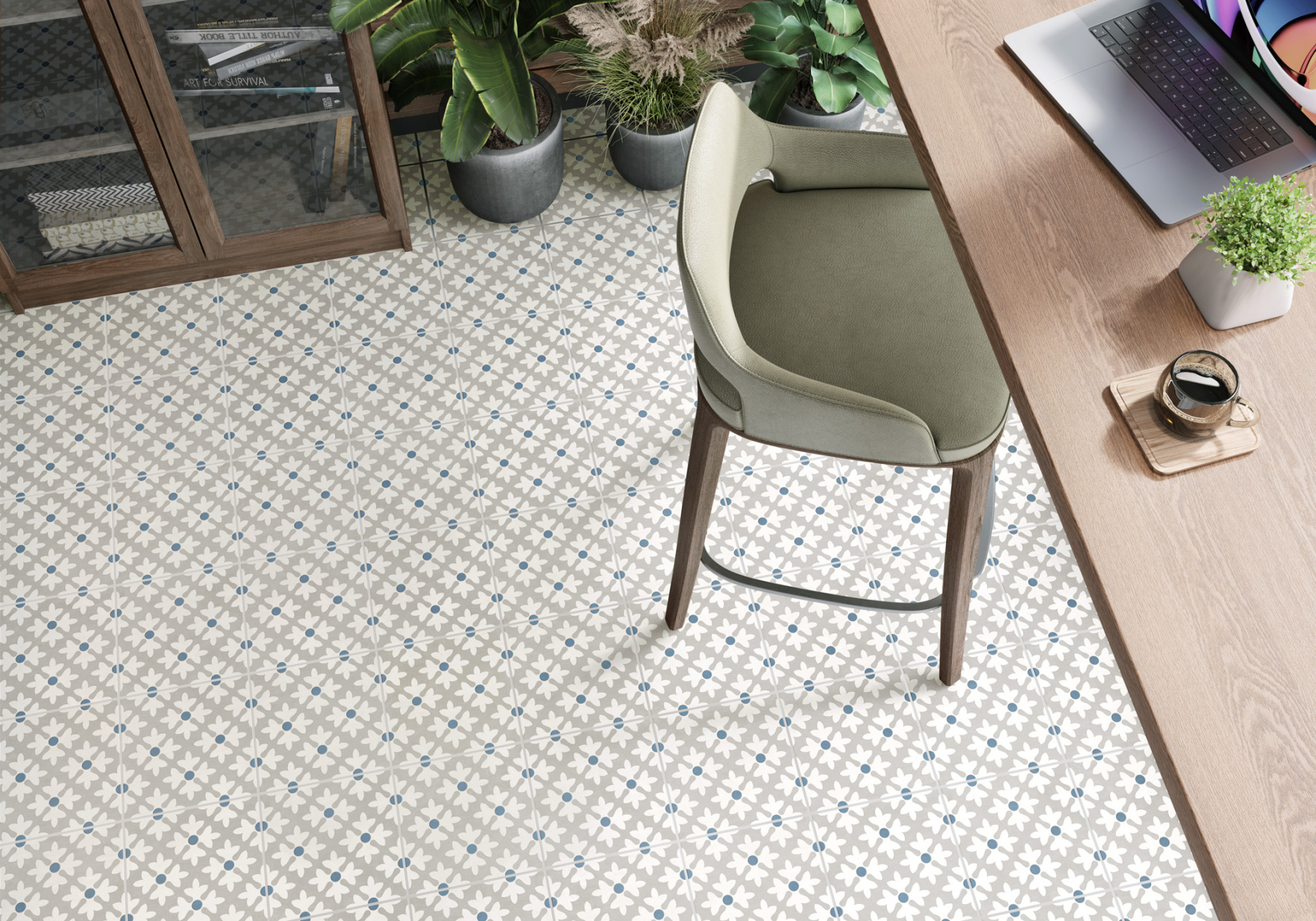 Керамический гранит New Trend Mia GP2020DGA23 матовый 20x20