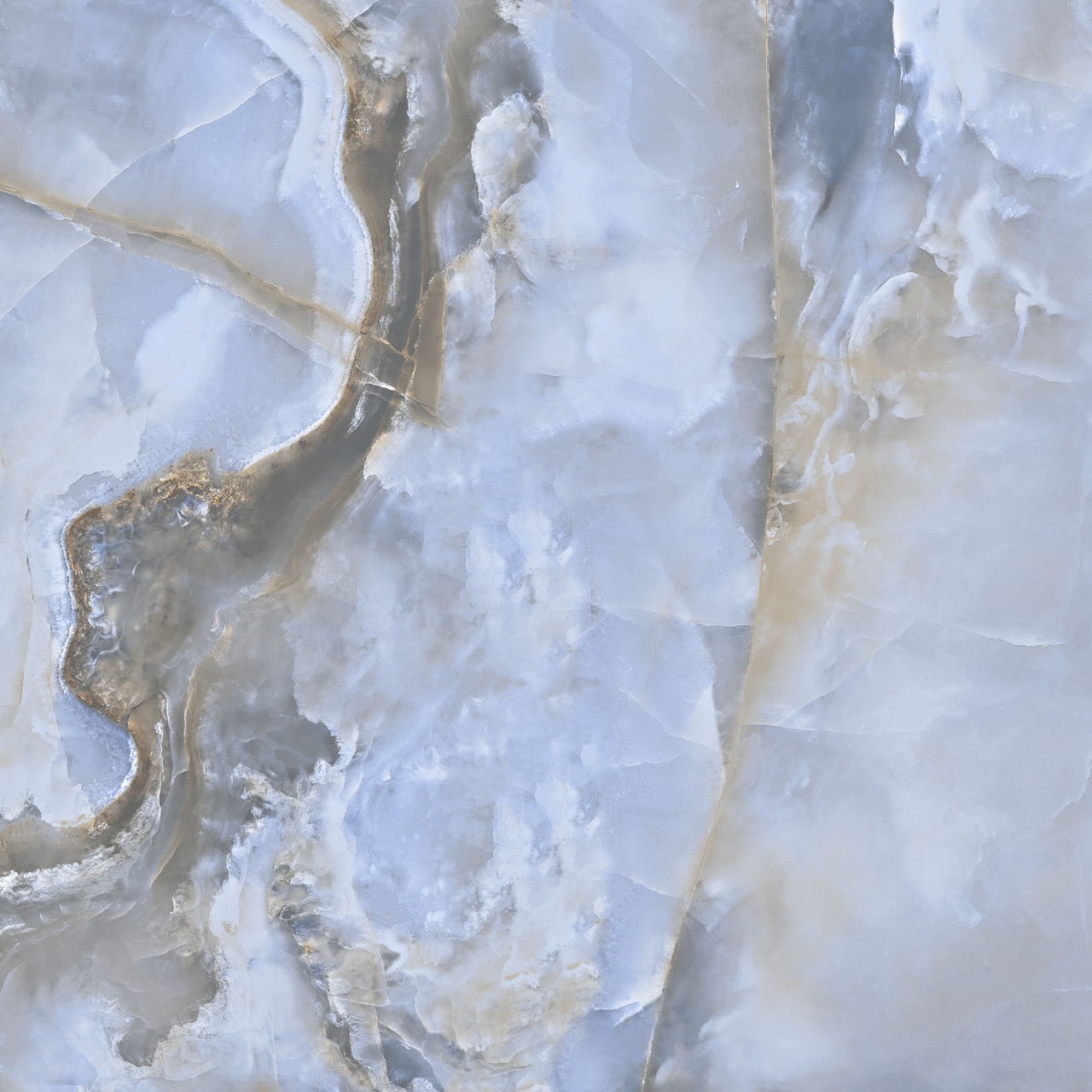 Керамический гранит Primavera Honey Onyx Blue 60х60 PR151 полированный