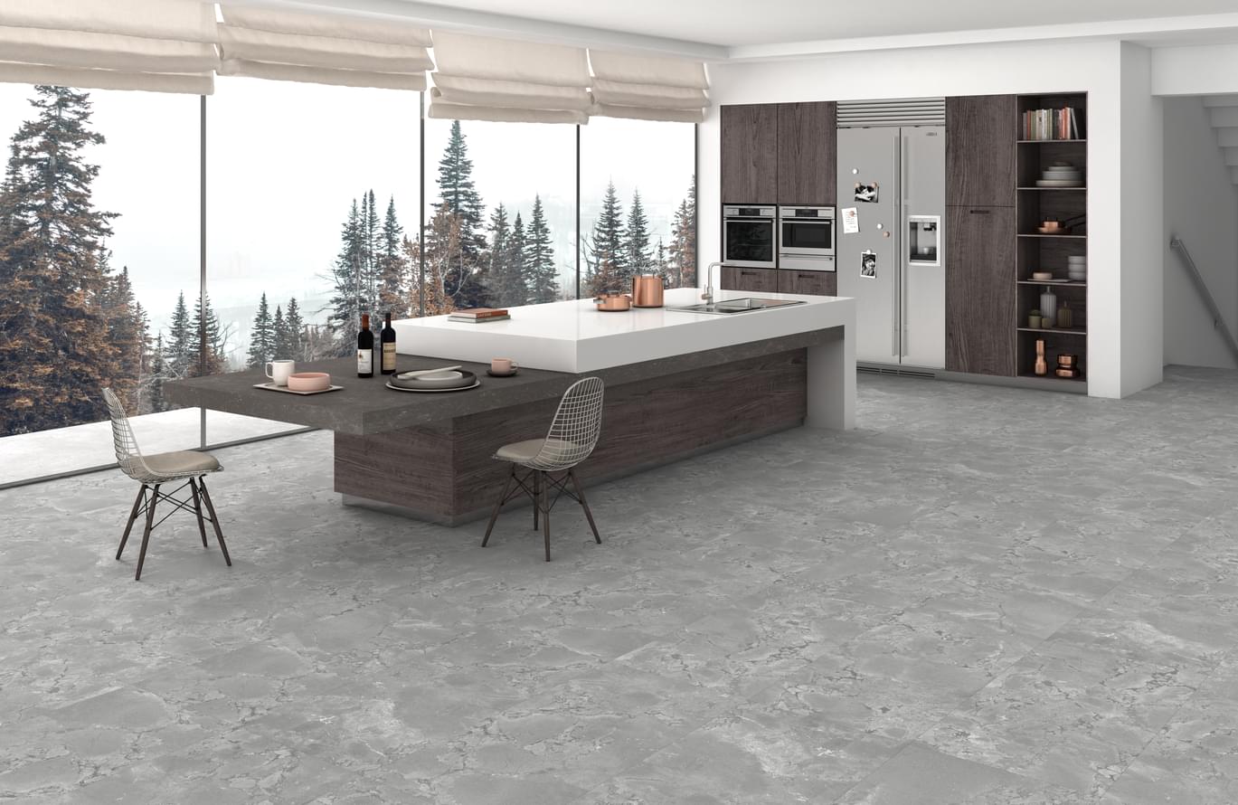 Керамический гранит Kutahya Seramik Pompei Grey Lappato 60x120