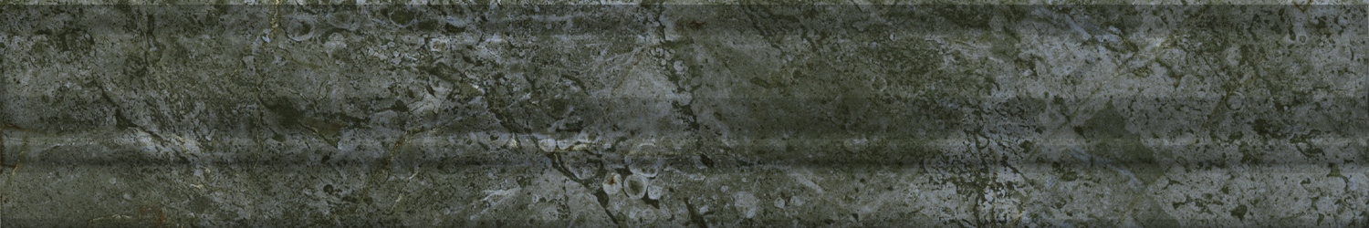 Керамический бордюр Kerama Marazzi Серенада BLC032R зеленый глянцевый обрезной 30x5