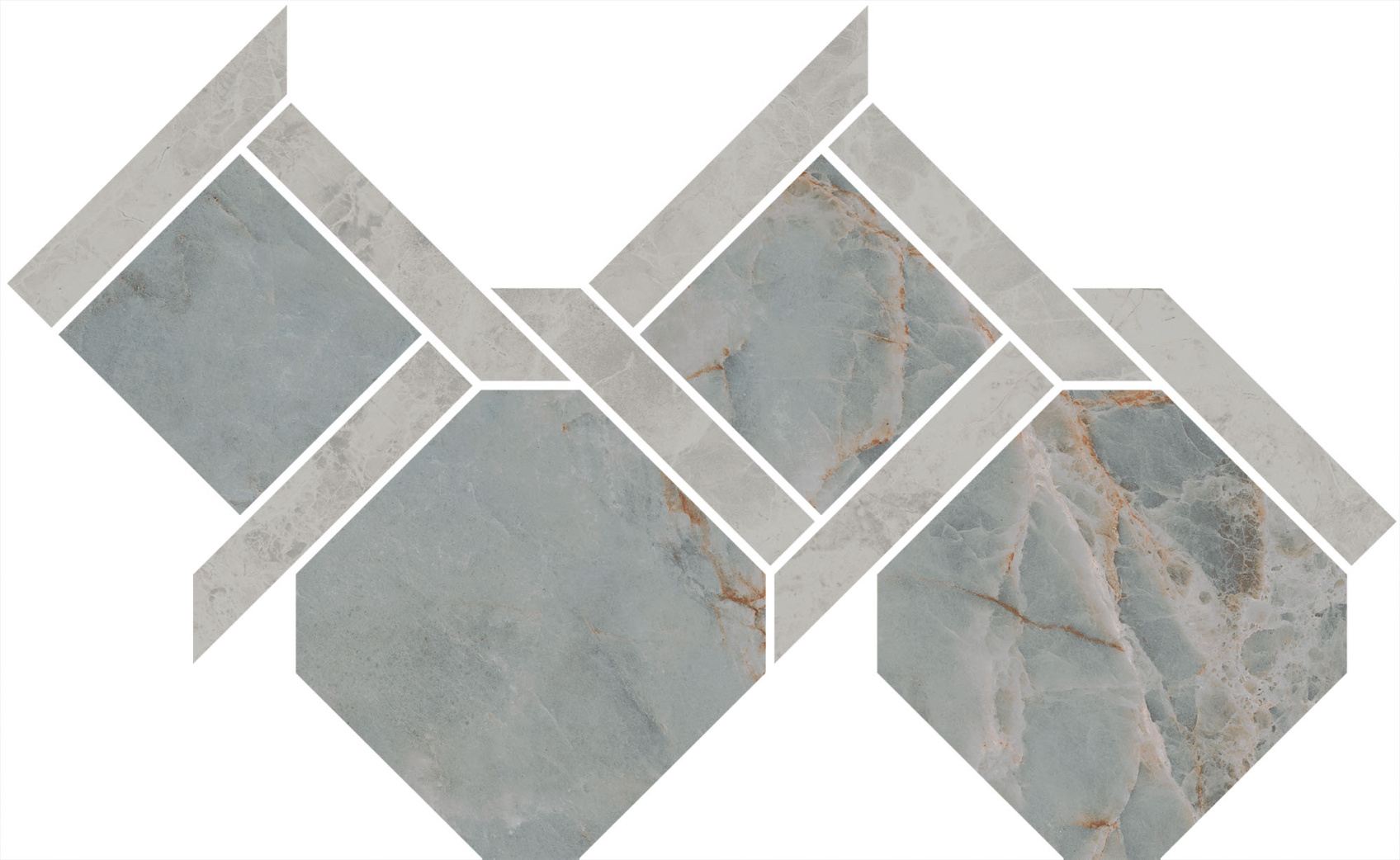 Керамический декор Kerama Marazzi Риальто 2 наборный лаппатированный 48x29.5 в Уфе — купить с доставкой | Nova