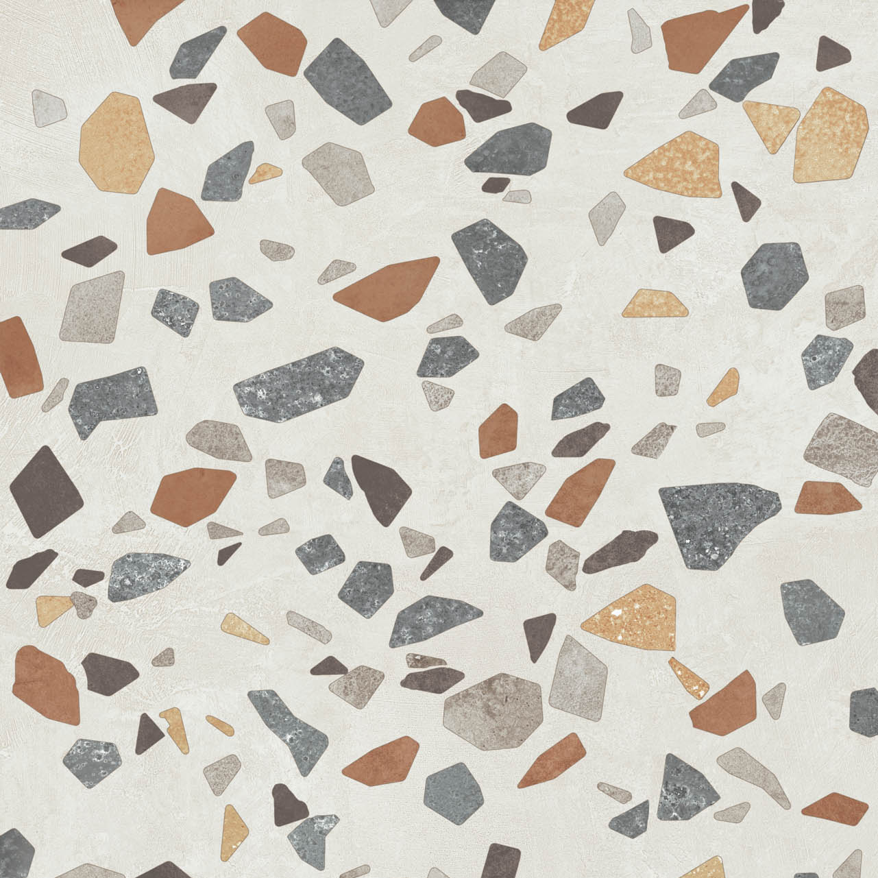 Керамический гранит Estima Arti AT 02 белый неполированный 80x80