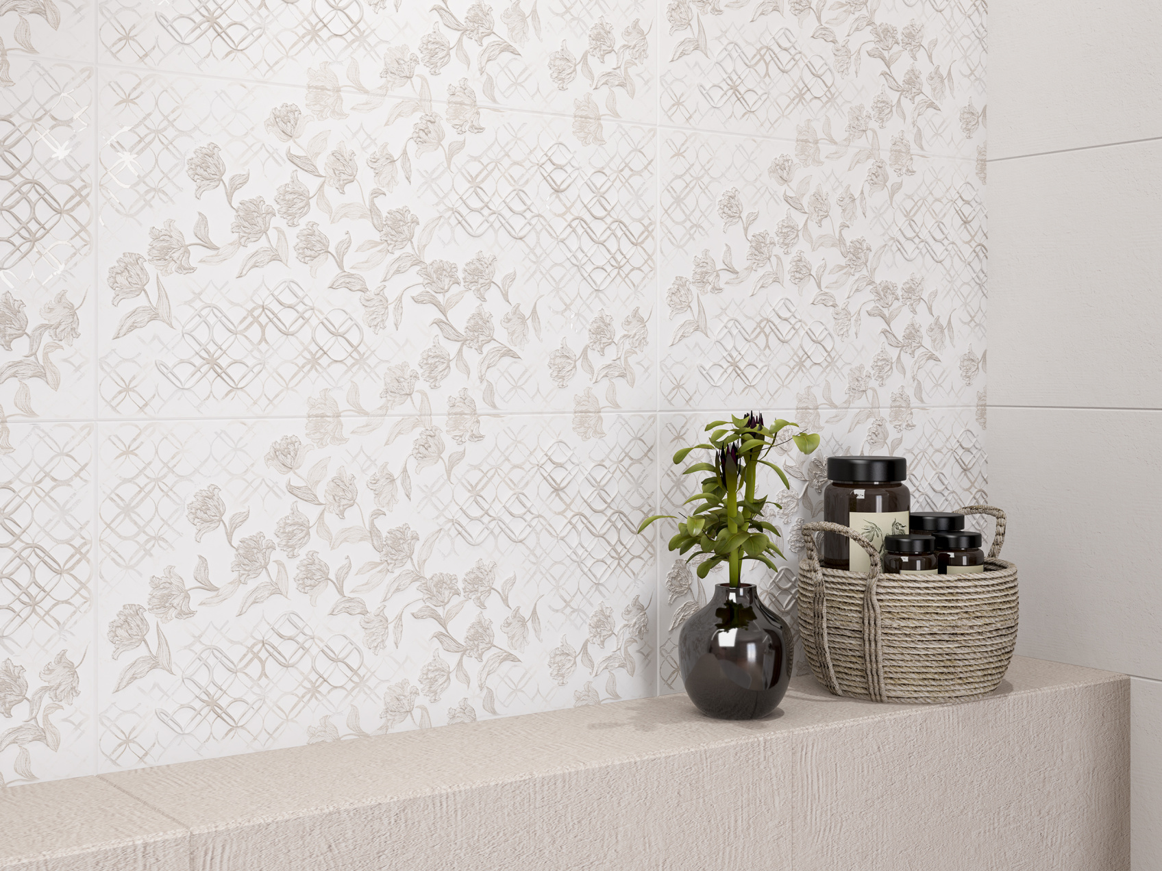 Керамический декор Azori Mallorca Beige 315x630