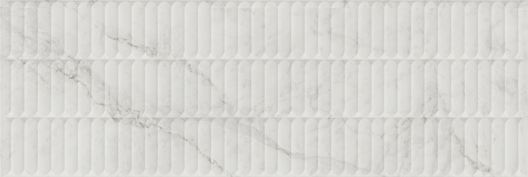 Керамическая плитка Kerama Marazzi Тубкаль белая глянцевая структура обрезная 30x89.5x1.05